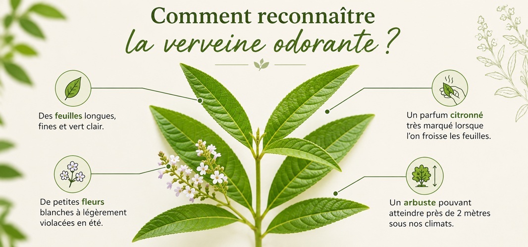 Reconnaître une verveine odorante (2)