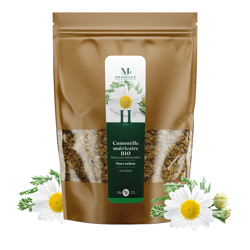 Camomille Matricaire fleurs entières Bio Camomille matricaire