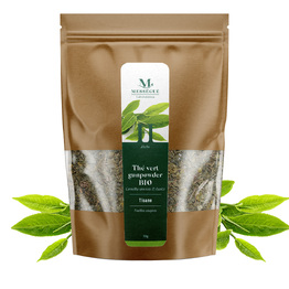 Th&eacute; vert gunpowder feuilles enti&egrave;res bio L'incontournable