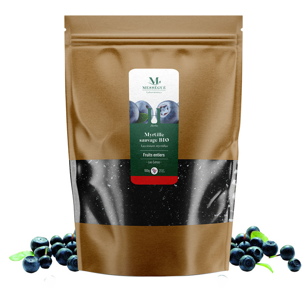 Myrtille Sauvage Fruits Entiers Bio Myrtille