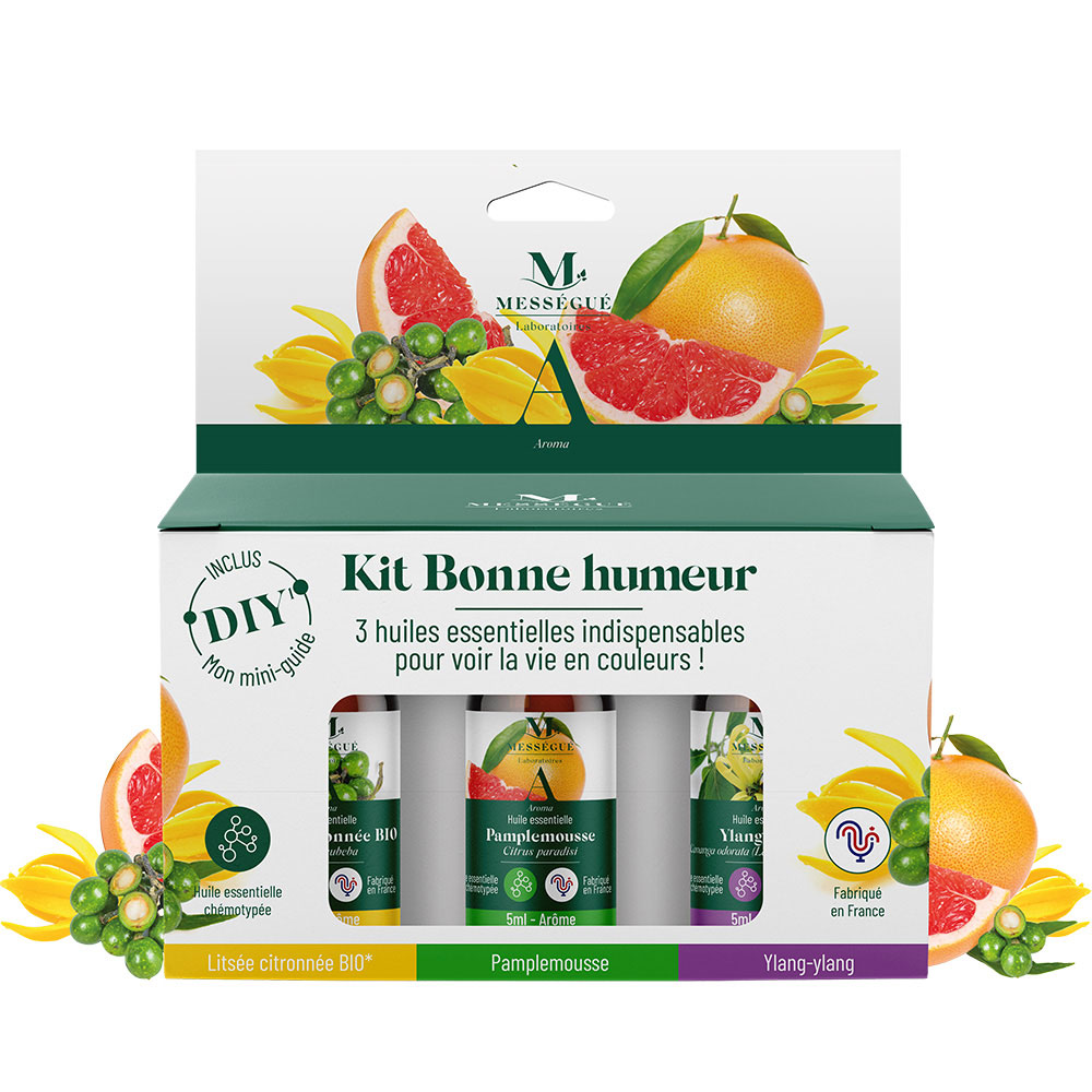 Kit aroma bonne humeur Pour garder le sourire toute la journ&eacute;e !