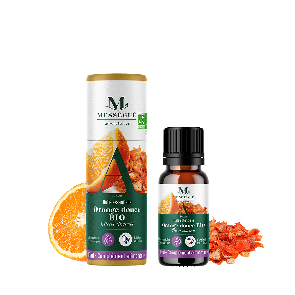 Huile essentielle orange douce bio Reconnue pour ses propriétés calmante et relaxante*