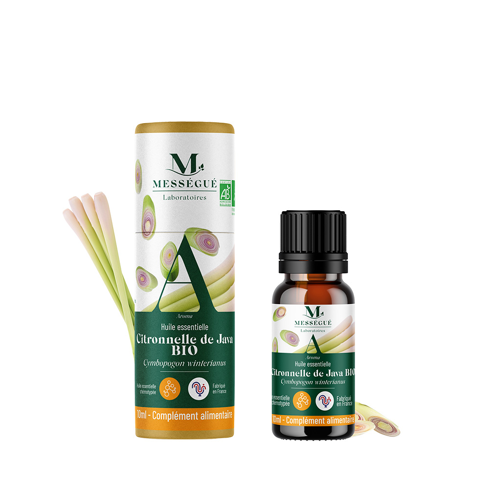 Huile essentielle citronnelle bio Reconnue pour aider à éloigner les insectes*