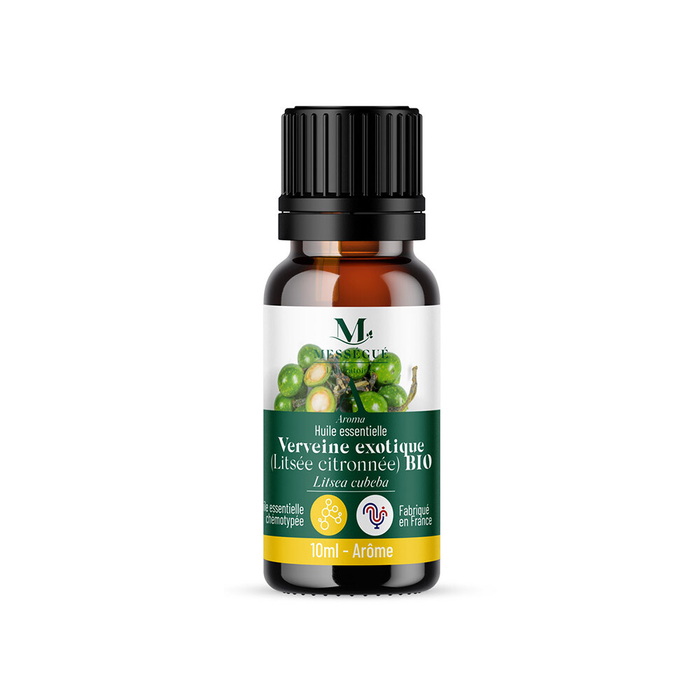 Huile essentielle verveine exotique (lits&eacute;e citronn&eacute;e) bio Reconnue pour ses propri&eacute;t&eacute;s relaxante et ap&eacute;ritive*