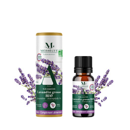 Huile essentielle lavandin grosso bio Reconnue l'action calmante et apaisante de son parfum d&eacute;licat*