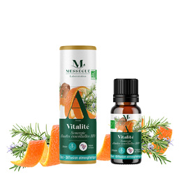 Vitalit&eacute; - synergie d'huiles essentielles bio Pour favoriser un bon tonus g&eacute;n&eacute;ral
