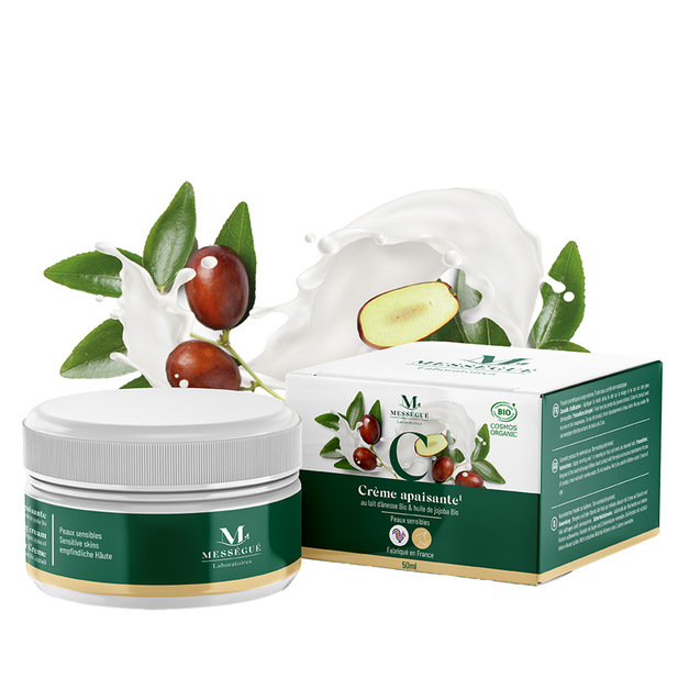 Crème Apaisante certifiée Bio Cosmos Lait dânesse