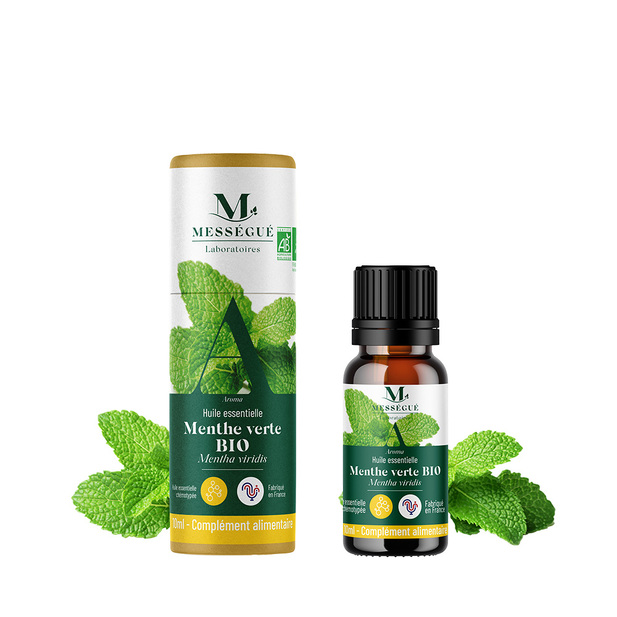 Huile essentielle menthe verte bio Reconnue pour ses vertus stimulante et rafra&icirc;chissante*