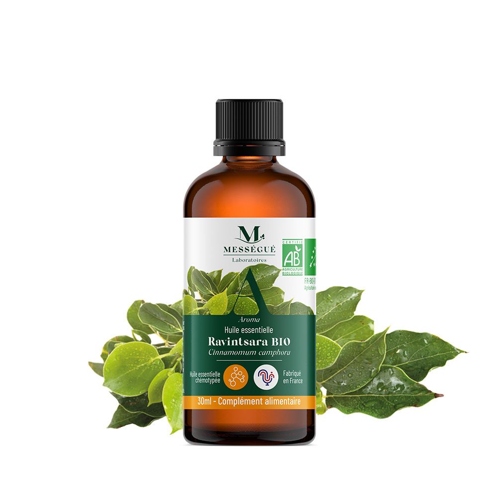 Huile essentielle ravintsara bio 30ml Reconnue pour stimuler les d&eacute;fenses naturelles*