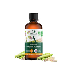 Huile essentielle citronnelle bio - 30ml Reconnue pour ses propri&eacute;t&eacute;s assainissantes*