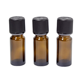 Lot de 3 flacons 10ml + bouchons codigouttes Id&eacute;al pour vos synergies d'huiles essentielles !