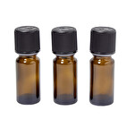 Lot de 3 flacons 10ml + bouchons codigouttes Id&eacute;al pour vos synergies d'huiles essentielles !