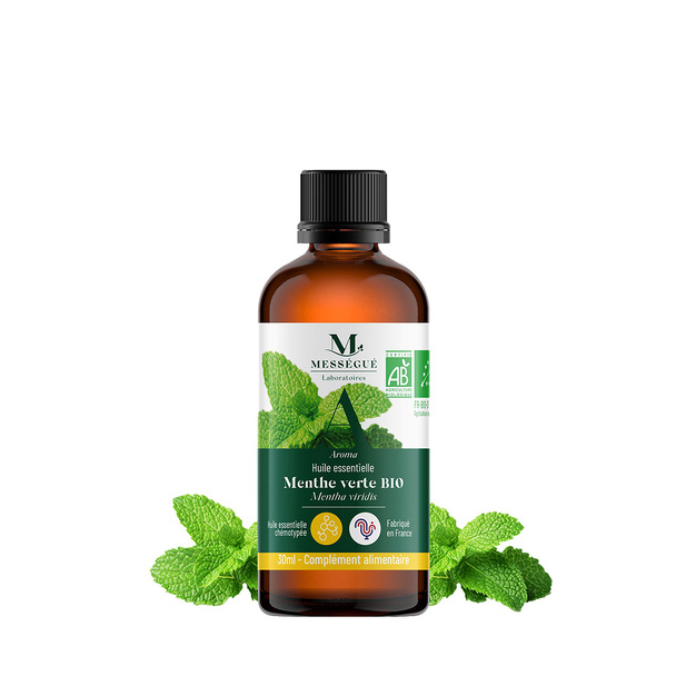 Huile essentielle menthe verte bio 30ml Reconnue pour l'action stimulante de son parfum ultra frais*