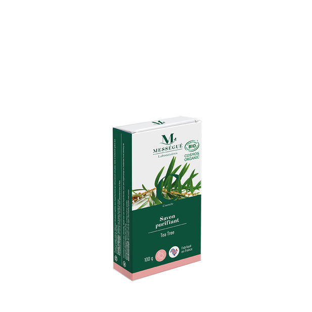 Savon purifiant Certifi&eacute; Bio Au Tea Tree Arbre &agrave; th&eacute;