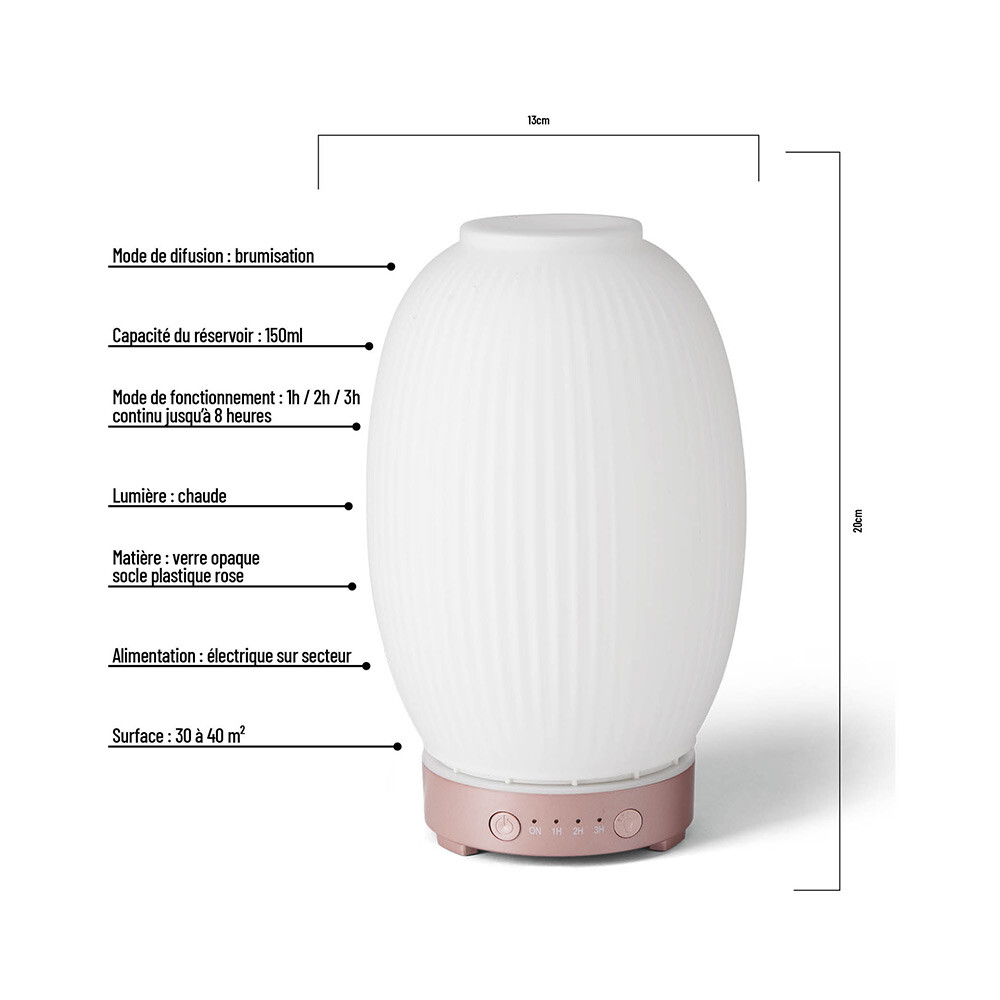 Diffuseur lempa collection Faites de ce diffuseur par brumisation un bel objet de décoration au design personnalisable