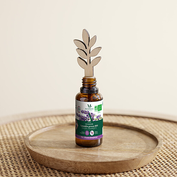 Diffuseur capilla & huile essentielle de lavandin grosso bio 30ml Le doux parfum du lavandin pour apaiser votre esprit