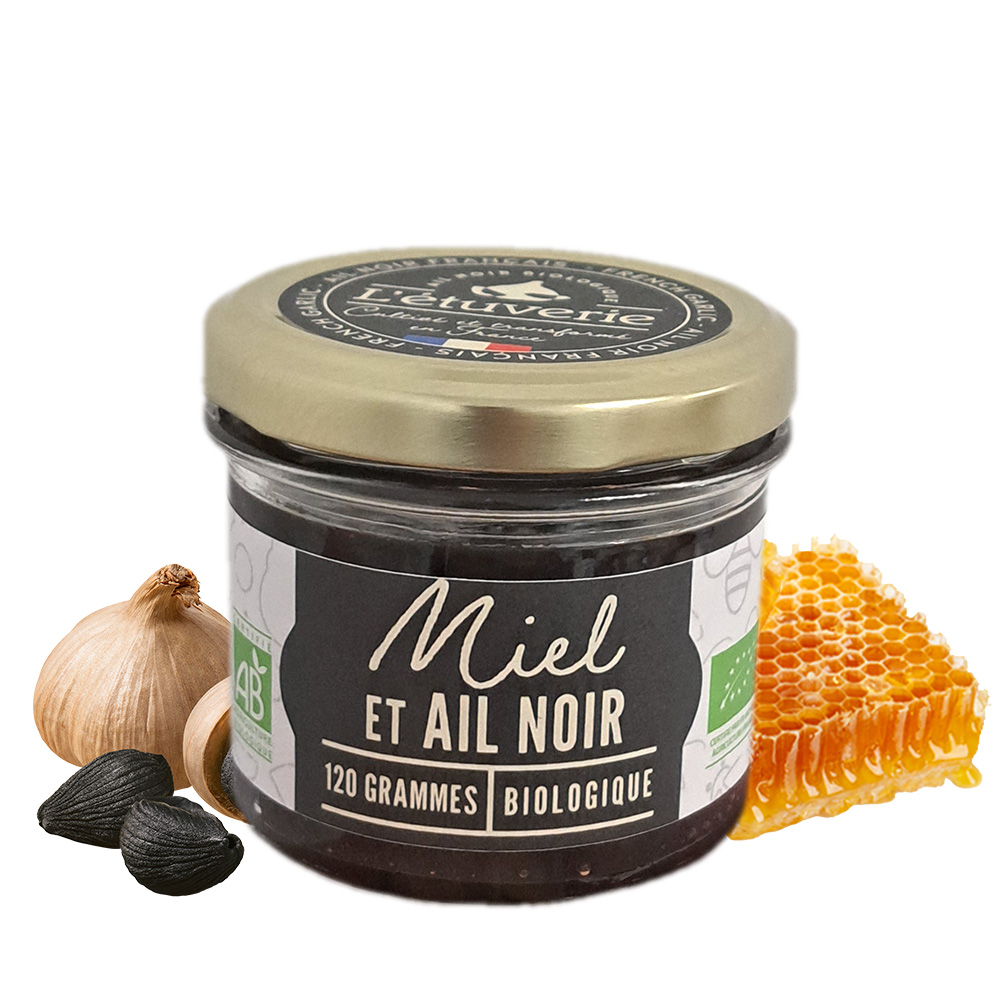 Miel à lail noir Bio* Ail blanc / Ail noir
