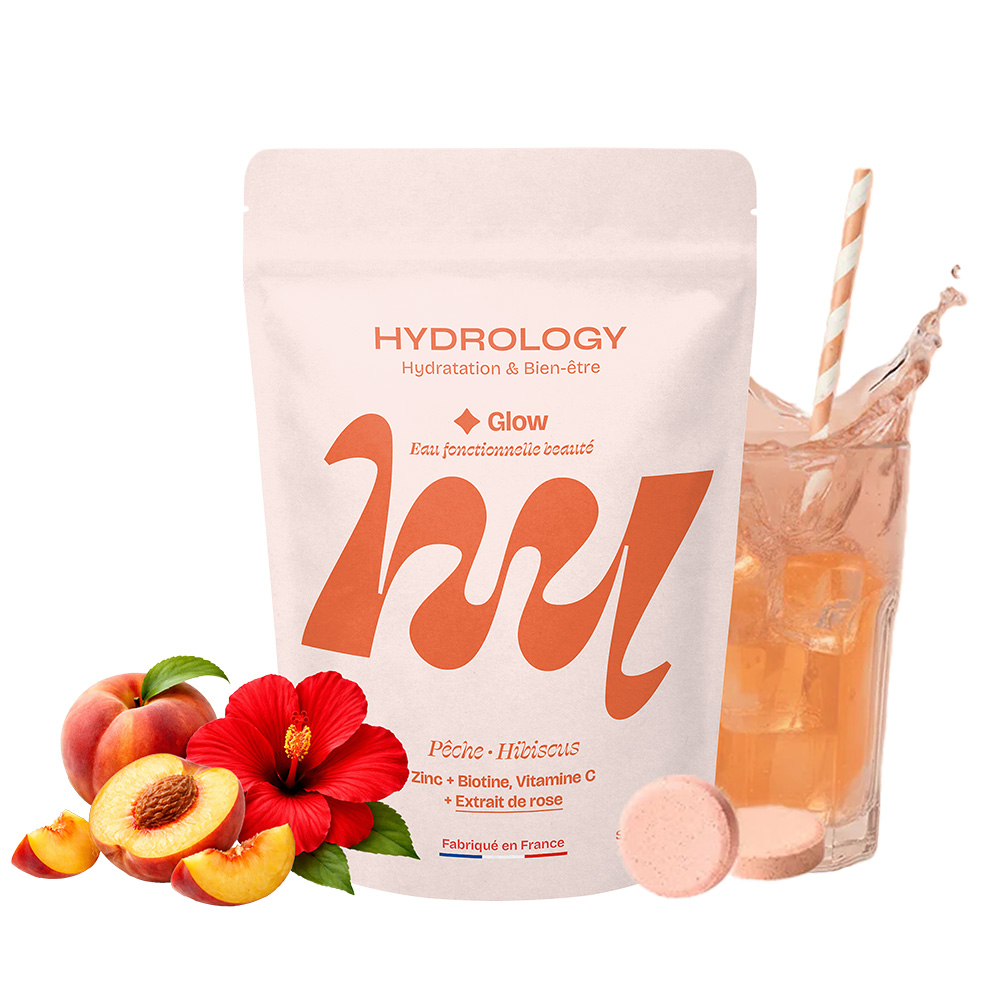 Hydrology Glow - Pastilles dhydratation Pêche & Hibiscus Hibiscus