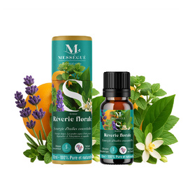 R&ecirc;verie florale - synergie d'huiles essentielles Laissez-vous emporter par la douceur des fleurs