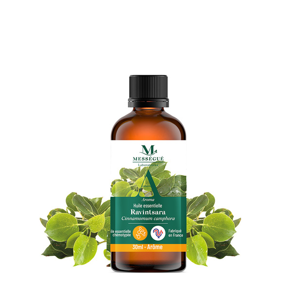 Huile essentielle ravintsara 30ml Reconnue pour stimuler les défenses naturelles