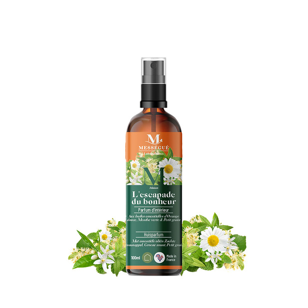 Parfum dint&eacute;rieur Escapade du Bonheur 100ml Orange douce - Huile essentielle
