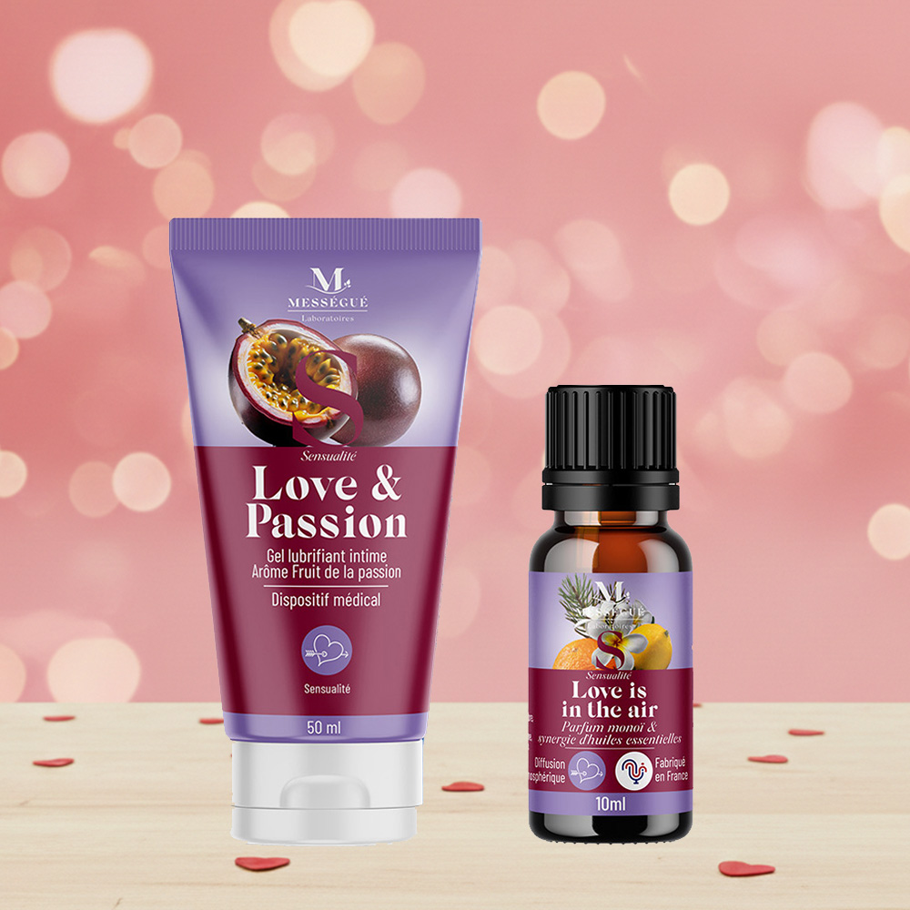 Duo lubrifiant & synergie dhuiles essentielles - plaisir intime