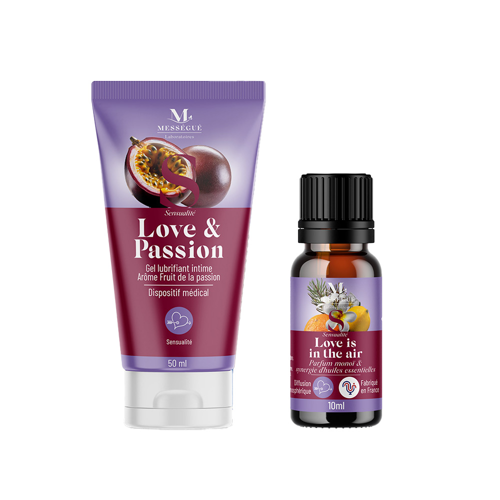 Duo lubrifiant & synergie dhuiles essentielles - plaisir intime