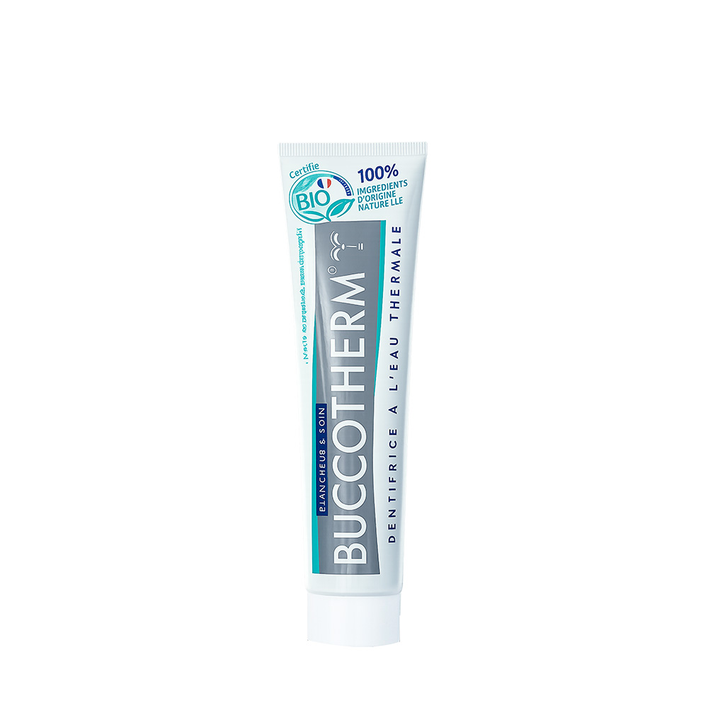 Dentifrice blancheur & soin bio