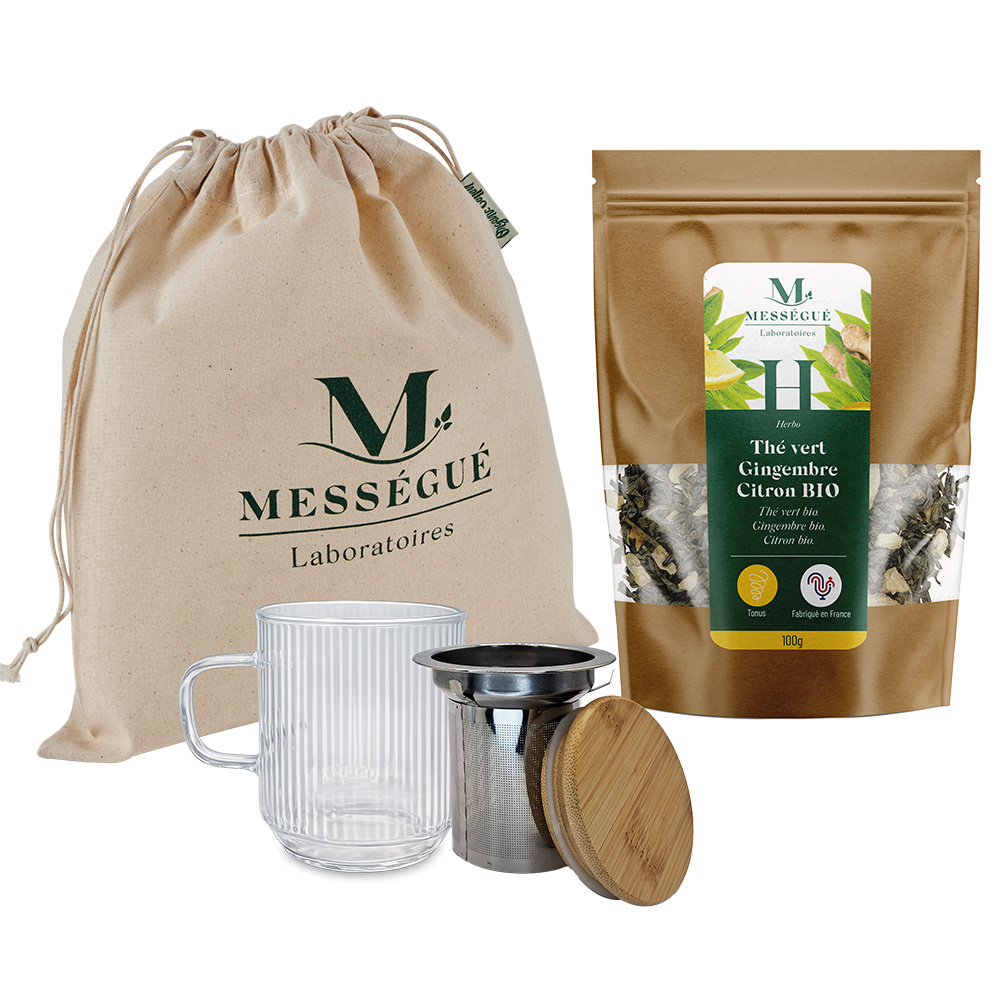 Trio infusion thé vert gingembre citron bio* Un trio incontournable et tonifiant.