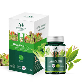 Ventre plat + infusettes digestion bio offertes Un duo bien-&ecirc;tre pour un confort digestif au quotidien.