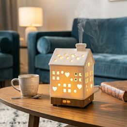 Diffuseur aroma'lodge &amp; synergie epic&eacute;e 5ml Une maison de lumi&egrave;re pour parfumer votre int&eacute;rieur.