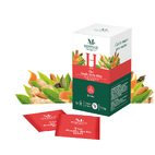 Infusettes jingle bells bio* Le th&eacute; ensoleill&eacute; de no&euml;l, &agrave; boire tout l'hiver pour se r&eacute;conforter