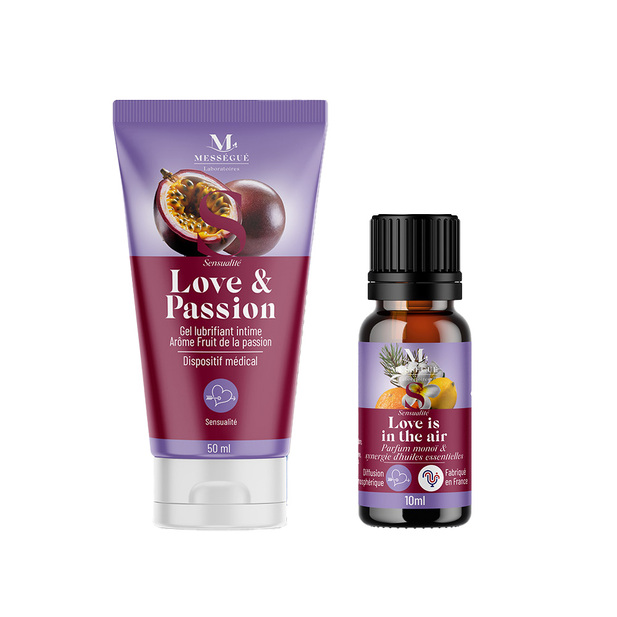 Duo lubrifiant & synergie dhuiles essentielles - plaisir intime