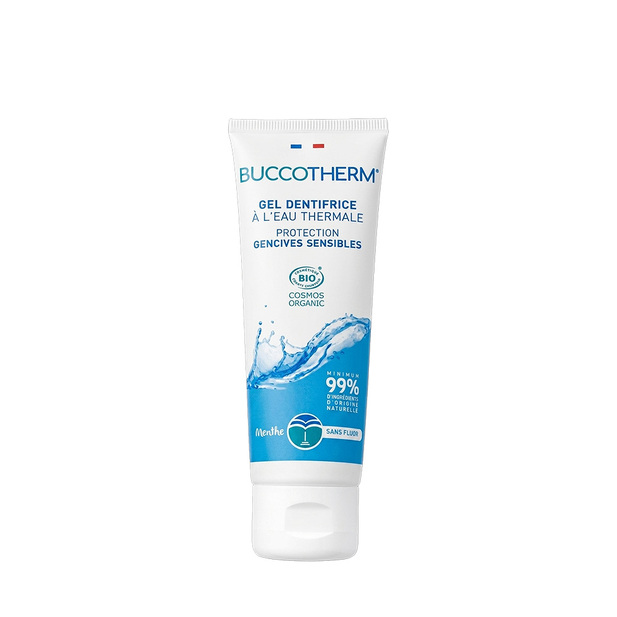 Gel dentifrice gencives sensibles sans fluor bio