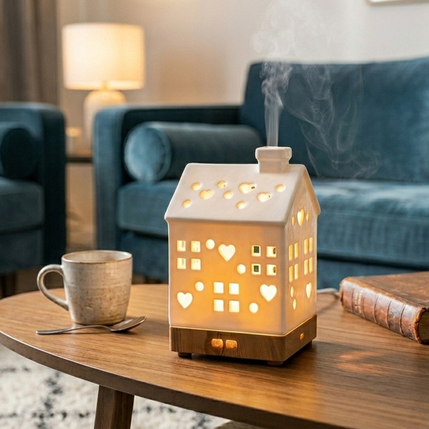 Diffuseur aroma'lodge & synergie epicée 5ml Une maison de lumière pour parfumer votre intérieur.