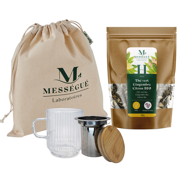 Trio infusion thé vert gingembre citron bio* Un trio incontournable et tonifiant.