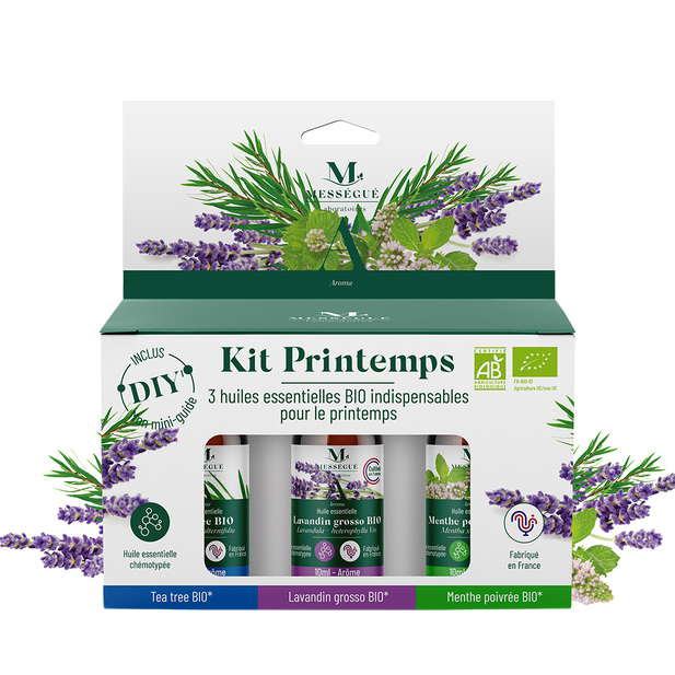 Kit aroma printemps Je d&eacute;couvre l'aromath&eacute;rapie ! ce produit est avec une ddm courte &agrave; 12/26